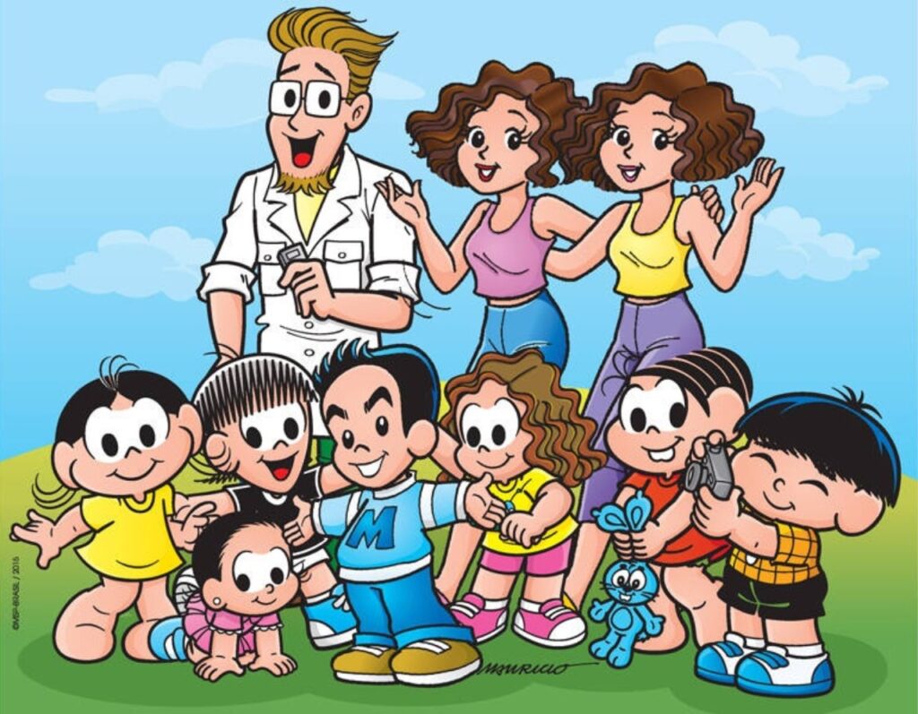 Mauricio de Sousa faz 90 anos: conheça os 10 filhos do cartunista 2 personagens min