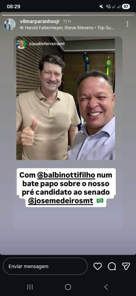 Empresário do Agro e prefeito endossam apoio à pré-candidatura de José Medeiros ao Senado em MT 2 WhatsApp Image 2026 01 17 at 08.30.50
